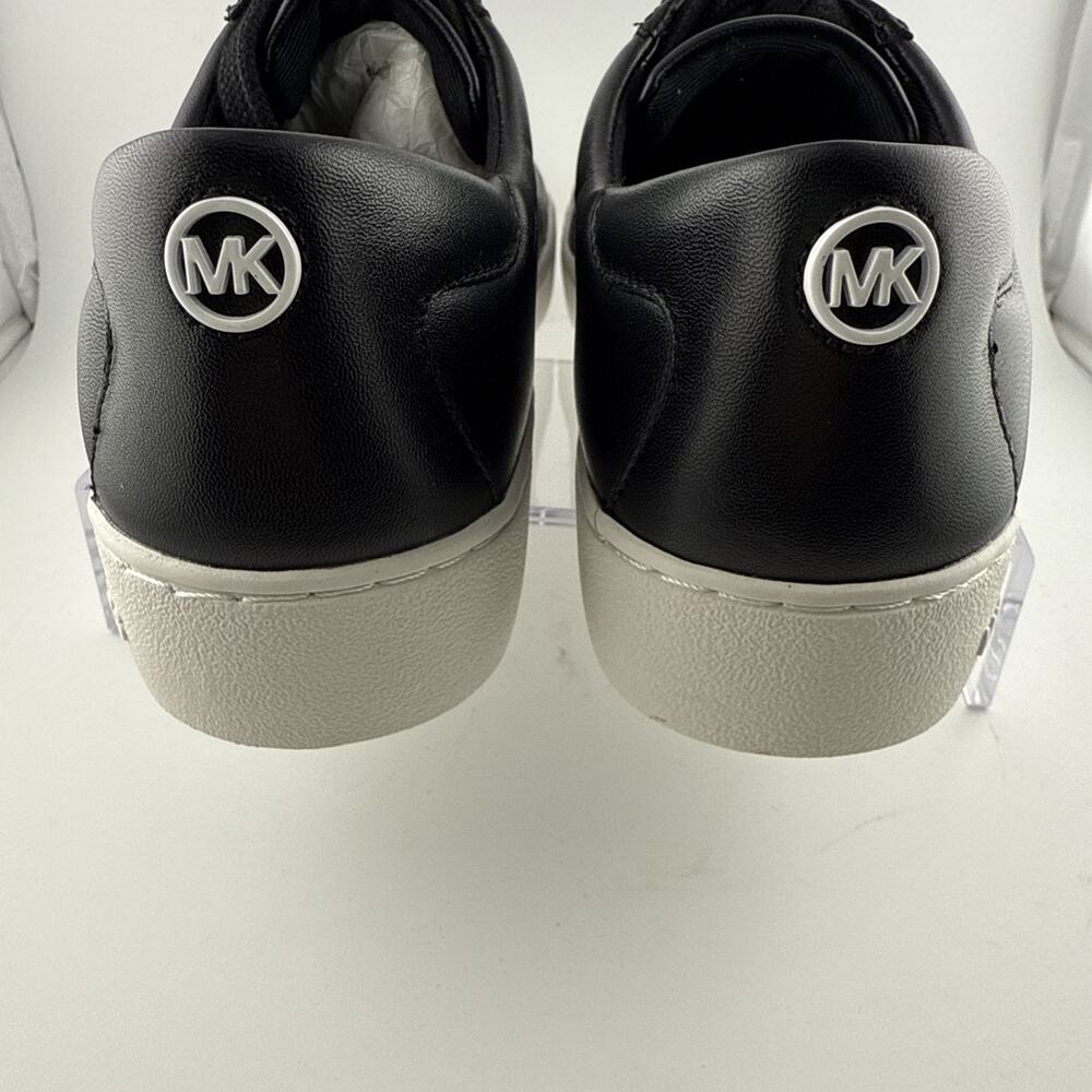 Michael Kors Women's Lola Leather Low Top Fashion Sneaker Black, Size 7M NEW - Picture 6 of 12